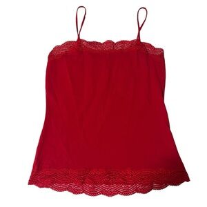 Ann Taylor Scarlet Lace Camisole